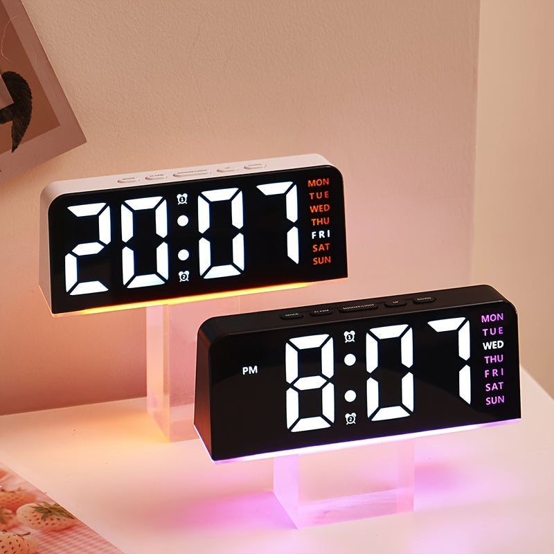 Modern LED Alle Woche Anzeige Nachtlampe Wecker | Karnz