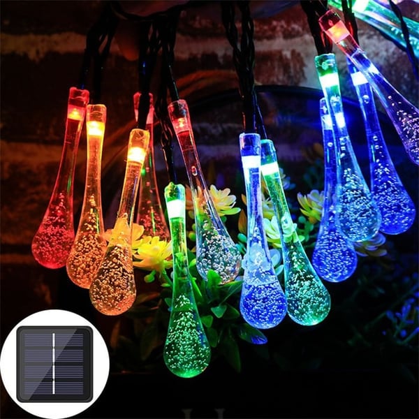 8 Modi Wasser Tropfen Solar Lichter | Karnz