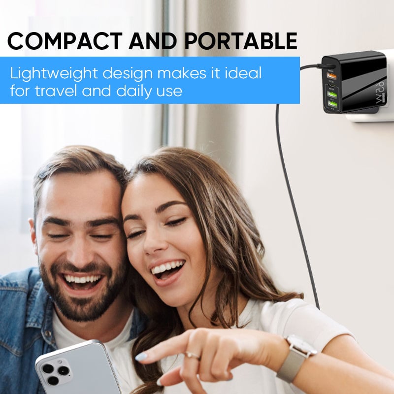 Mehrfach-Port-Adapter 65W Schnellladegerät - US-Standard