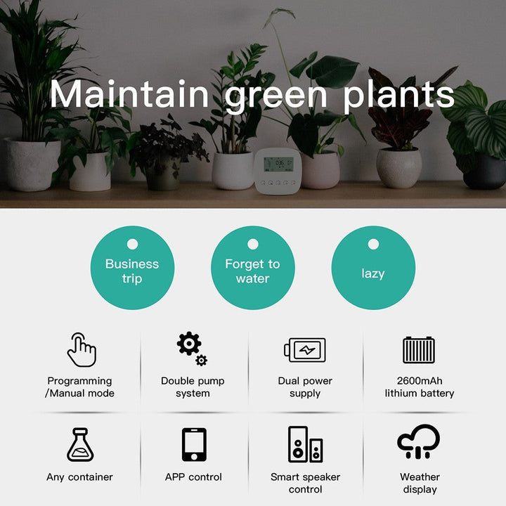 Wiederaufladbarer Smart Sprinkler Timer | Karnz