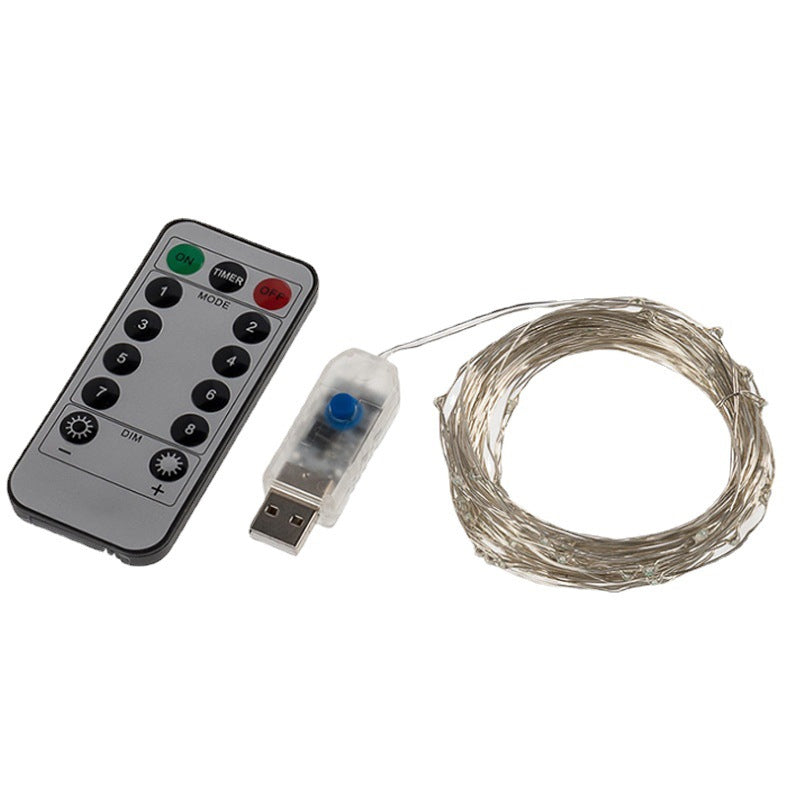 Dekorative USB-Kupferdraht-Lichterketten | Karnz
