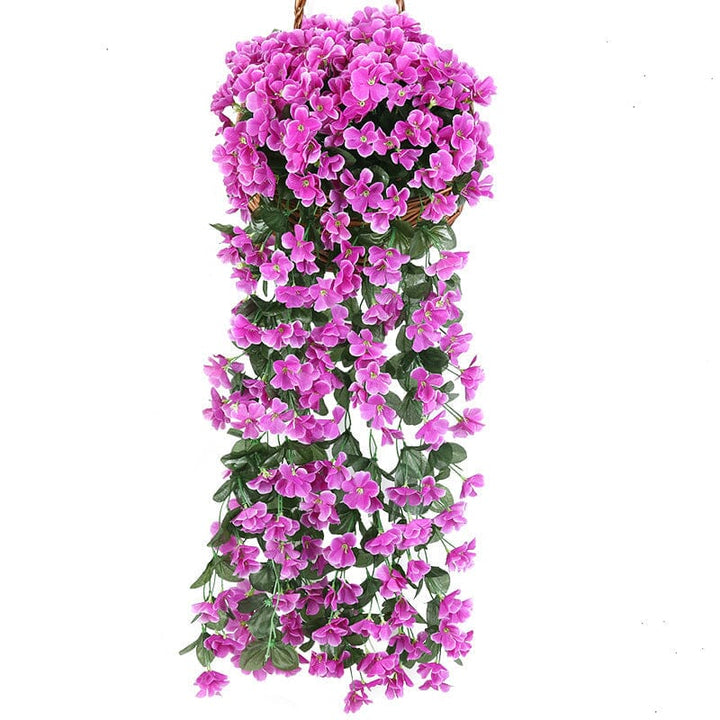 Lebendige künstliche hängende Orchideenbündel | Karnz
