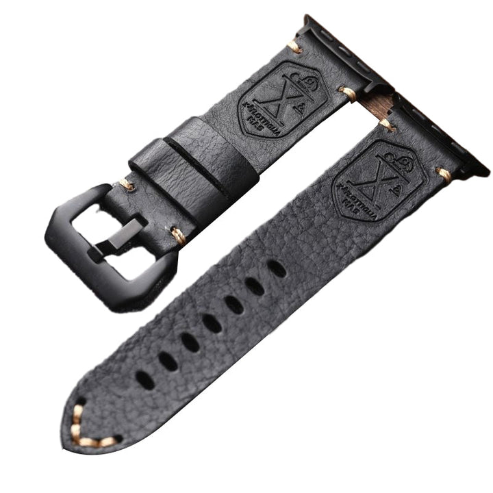 Handgefertigtes Vintage Leder-Apple-Watch-Band