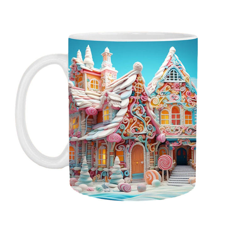 3D Weihnachts-Gingerman Keramik Kaffeetasse | Karnz