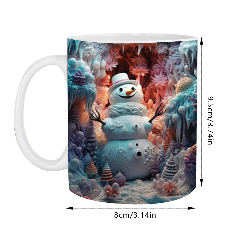 3D Weihnachts-Schneemann Becher | Karnz