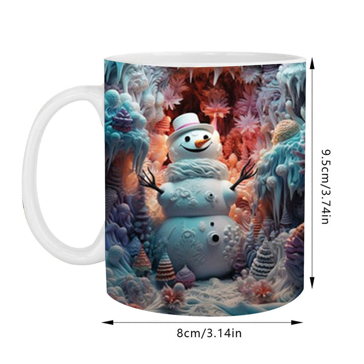 3D Weihnachts-Schneemann Becher | Karnz