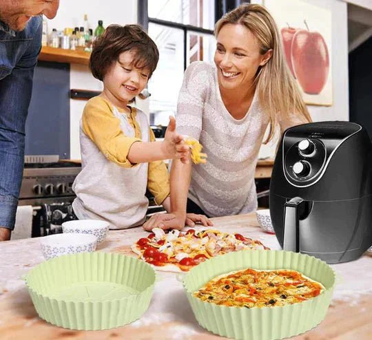 Tablette - Silikon Wiederverwendbar - Perfekt für Airfryer - Praktisch und Ökologisch | Karnz
