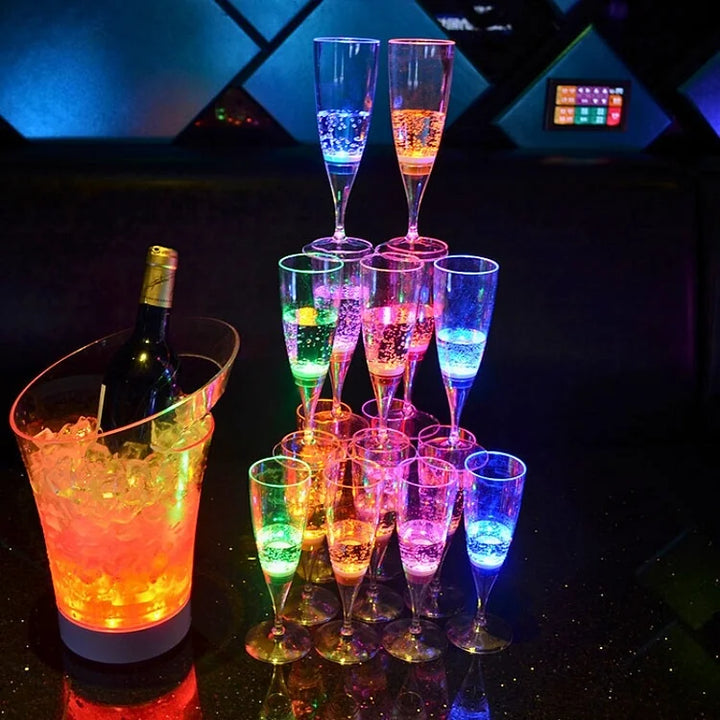 GlowSip - LED-beleuchtetes Weinglas-Set (6 Stück) Karnz