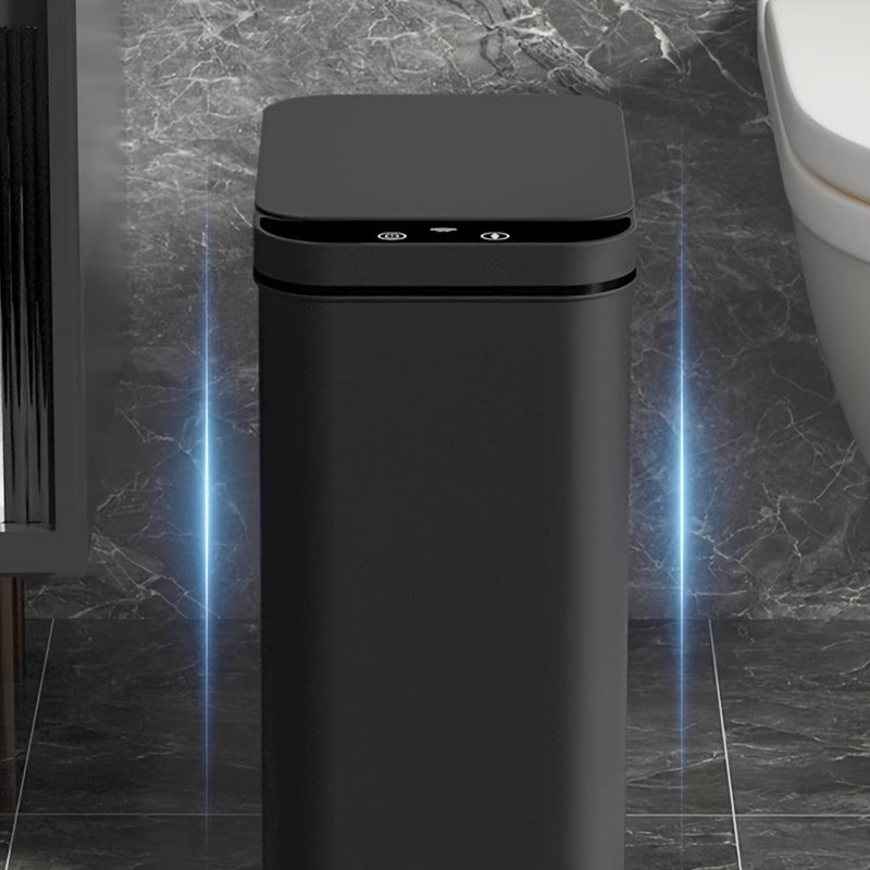 Set von 2 Smart Sensor Mülleimer – Berührungslos und kompakt (Schwarz) | Karnz