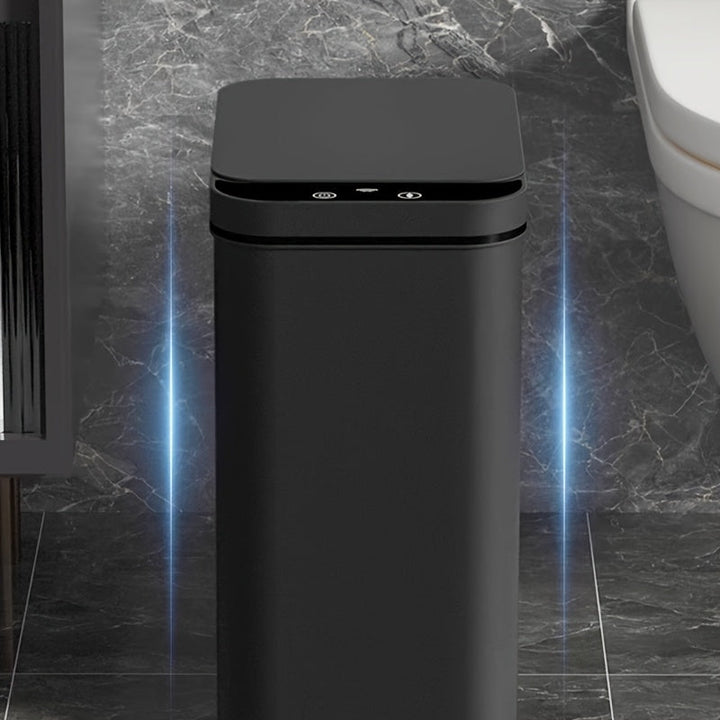 Set von 2 Smart Sensor Mülleimer – Berührungslos und kompakt (Schwarz) | Karnz