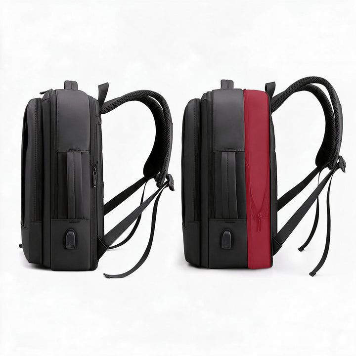 Erweiterbare Business-Rucksack mit USB-Ladung, 20-35 L