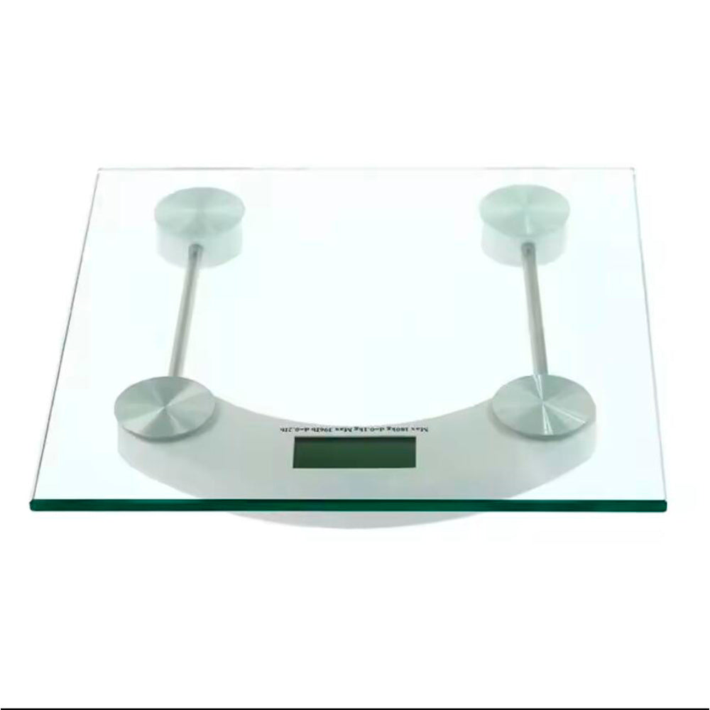 Personenwaage (180 kg) mit transparenter Glasplattform | Karnz