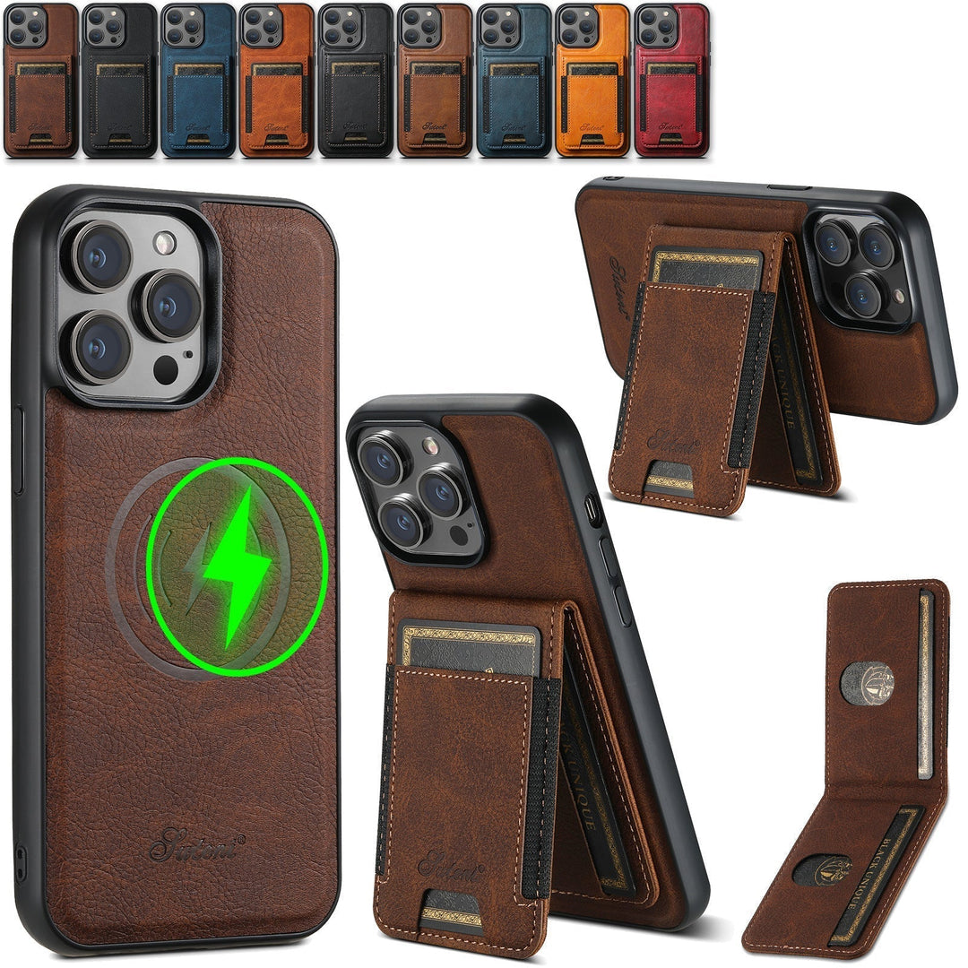 LuxLeather Case - Elegante Leder-Handyhülle mit MagSafe Karnz