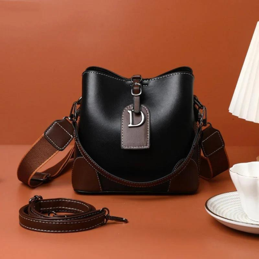 ShoulderBag: Echtes Leder Nische Damen Umhängetasche