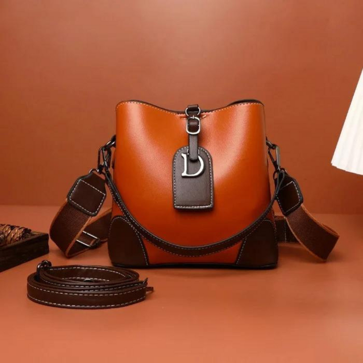 ShoulderBag: Echtes Leder Nische Damen Umhängetasche