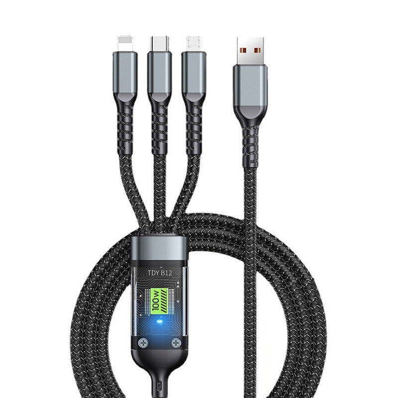 Superschnelles Lade-3-in-1-Datenkabel