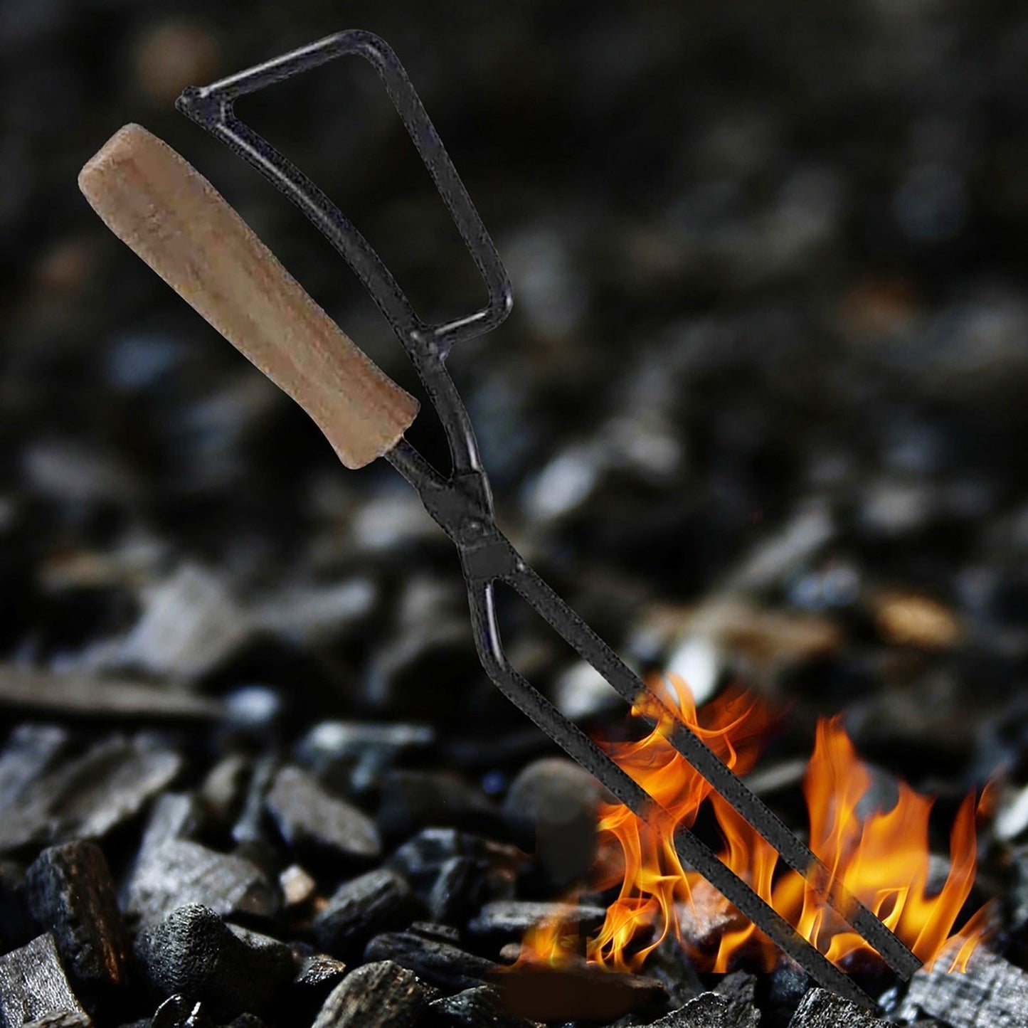 Barbecue Holzkohle-Klammer Einzigartige Form BBQ Holzkohle-Klammer | Karnz