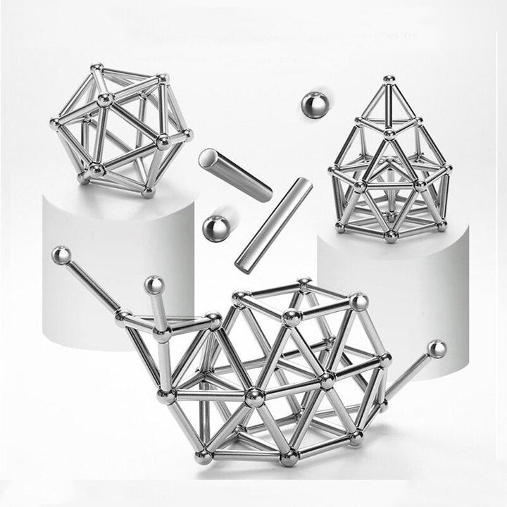 Karnz | Magnetische Stäbe - Kreatives Bauspiel - Kinder