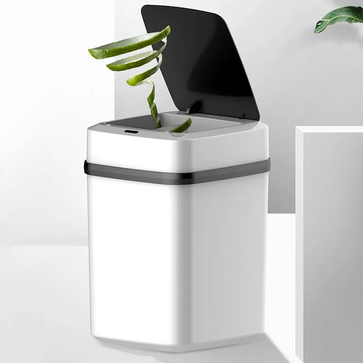 Küchenmüllbehälter 13L Badezimmer Touch-Mülleimer im Toiletten Smart Mülleimer Abfallbehälter Staubbehälter Smart Mülltonne Küche