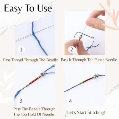 Sticknadelset für präzises Nähen und Sticken | Karnz