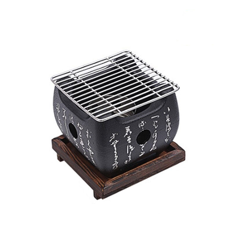 BBQ Grill Holzkohle-Barbecue-Grills Innen Außen BBQ Grill Pfanne Herd | Karnz