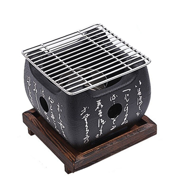 BBQ Grill Holzkohle-Barbecue-Grills Innen Außen BBQ Grill Pfanne Herd | Karnz