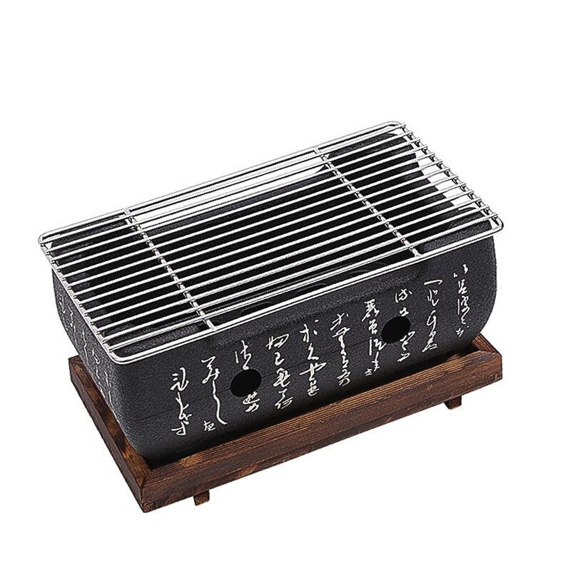BBQ Grill Holzkohle-Barbecue-Grills Innen Außen BBQ Grill Pfanne Herd | Karnz