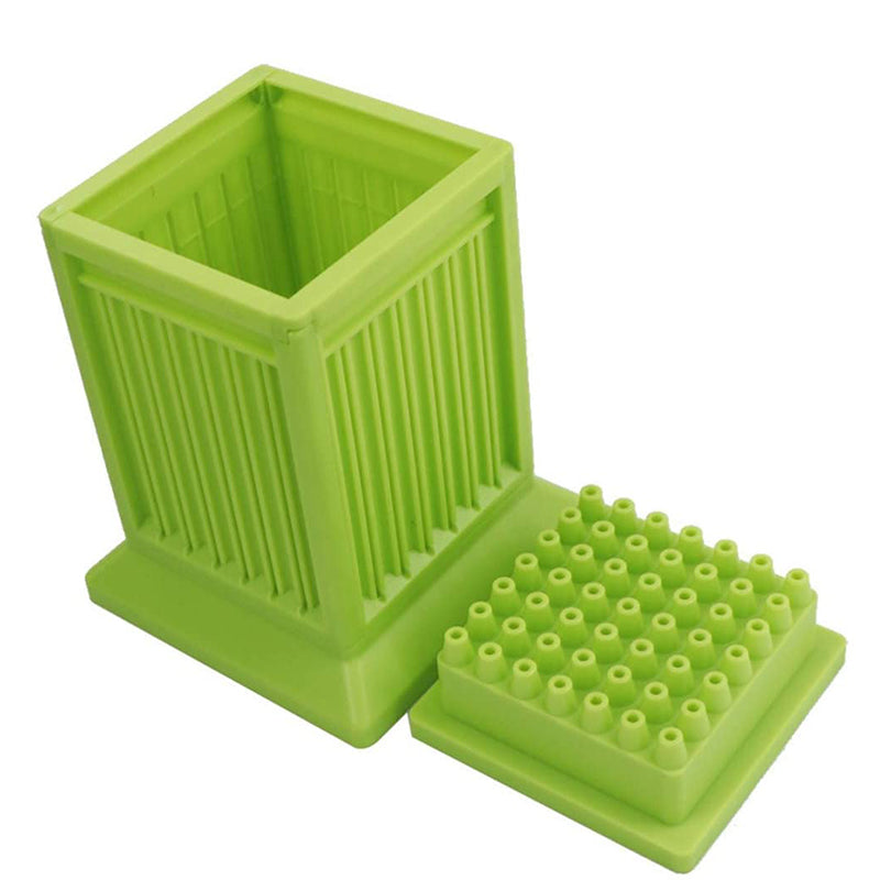 BBQ Spieß Fleischmaker Fleischspieß Werkzeug 49 Löcher BBQ Box BBQ Spieß Box | Karnz