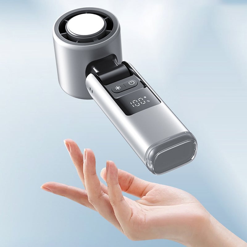 Faltender Mini Handheld Hochgeschwindigkeits-USB-wiederaufladbarer Turbo Ventilator | Karnz