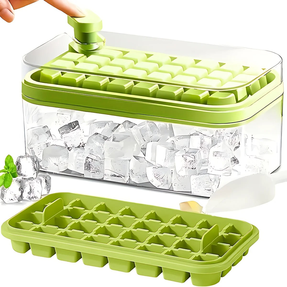 32 Grid Silikon-Eiswürfelschale