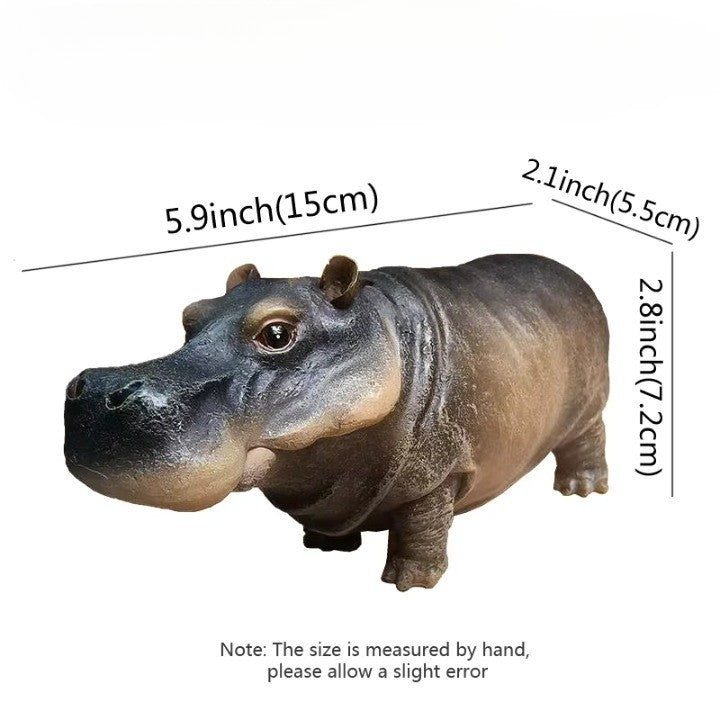 Mini Hippo Dekorative Fischtank LuftKarnzubber | Karnz