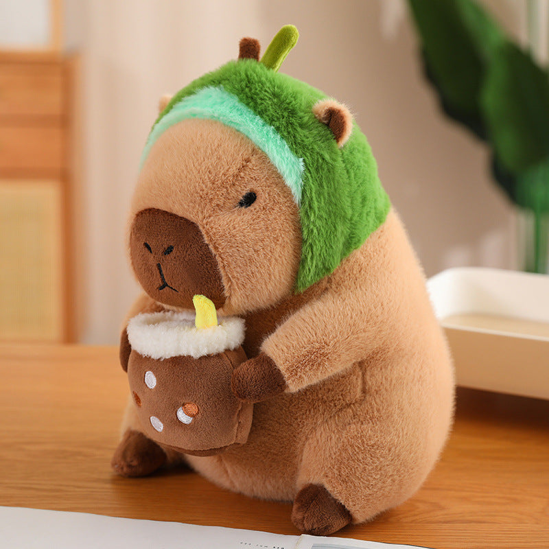 Karnz | CuddleCapy Kuschelpuppe Plüsch | Capybara & Hase Design | Weiches Kuscheltier in Verschiedenen Stilen & Größen