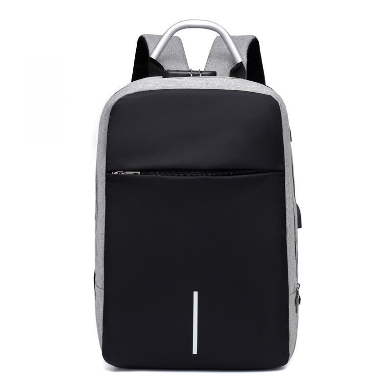 Wasserfest Anti-Diebstahl Laptop Rucksack – Verstecktes Reißverschluss-Design mit USB-Laden | Karnz