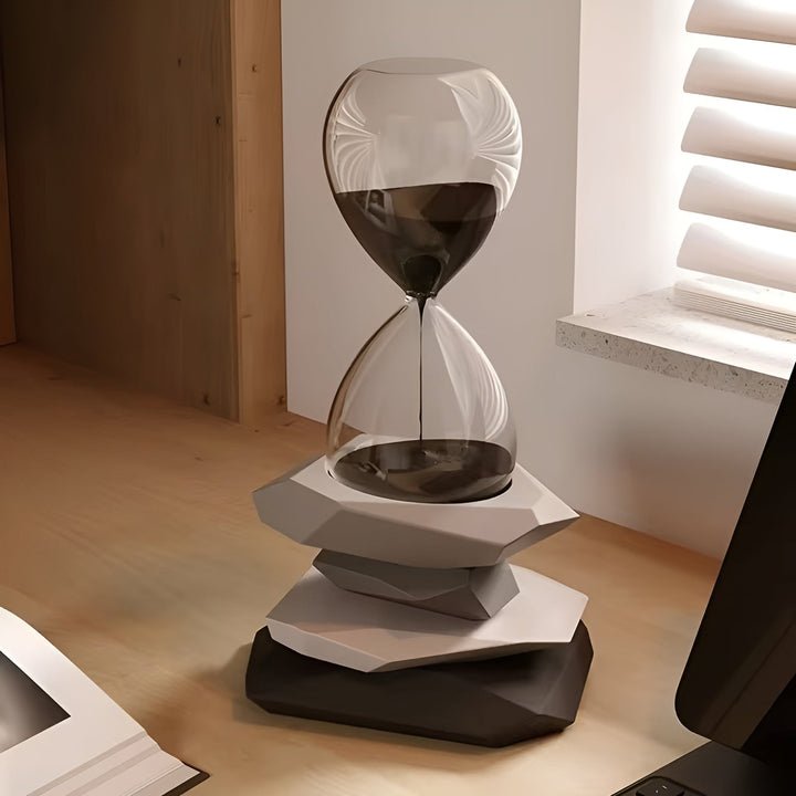 Minimalistischer Sanduhr – Zeitlos & Dekorativ | Perfekt für Wohnzimmer und Büro | Karnz