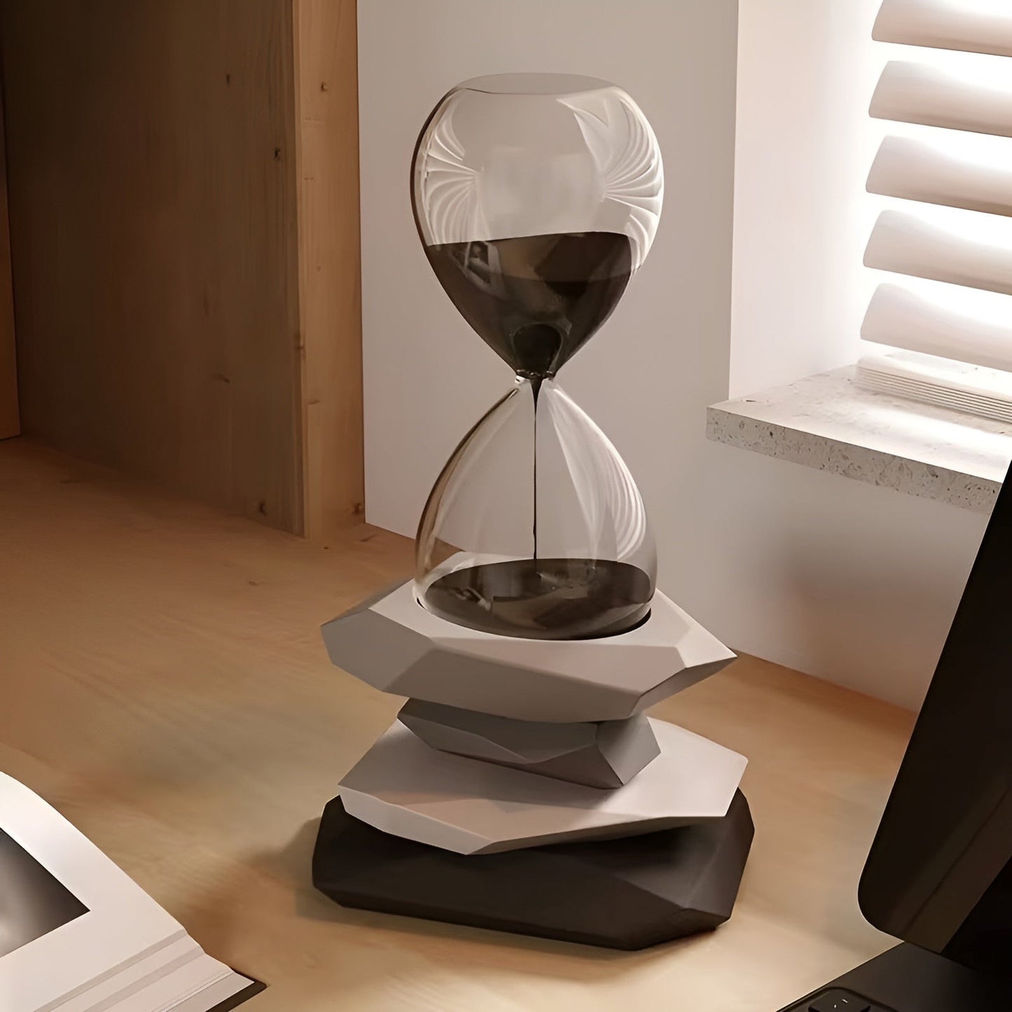 Minimalistische Sanduhr – Zeitlos & Dekorativ | Perfekt für Wohnzimmer und Büro