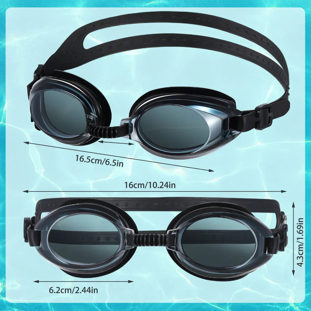 Schwimmbrille 3er-Pack für Erwachsene | Karnz
