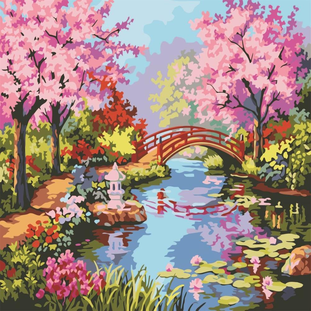 Cherry Blossom - Van-Go Malen nach Zahlen Set | Karnz