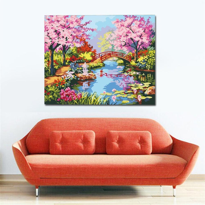 Cherry Blossom - Van-Go Malen nach Zahlen Set | Karnz