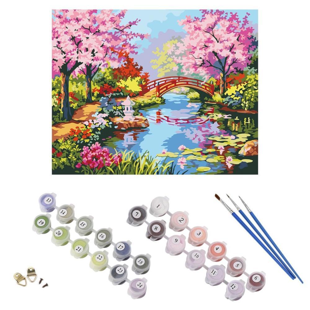 Cherry Blossom - Van-Go Malen nach Zahlen Set | Karnz