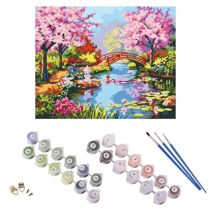 Cherry Blossom - Van-Go Malen nach Zahlen Set | Karnz