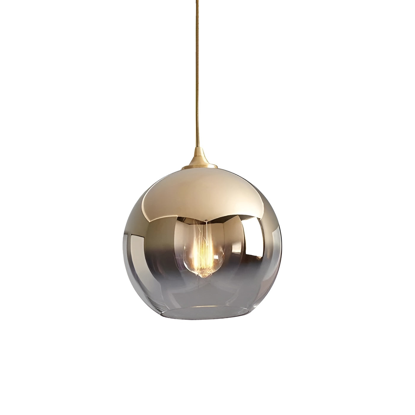 Industrielle Glas-Pendelleuchte mit LED – Modern & Dekorativ | Ideal für Küchen, Esszimmer und Bars