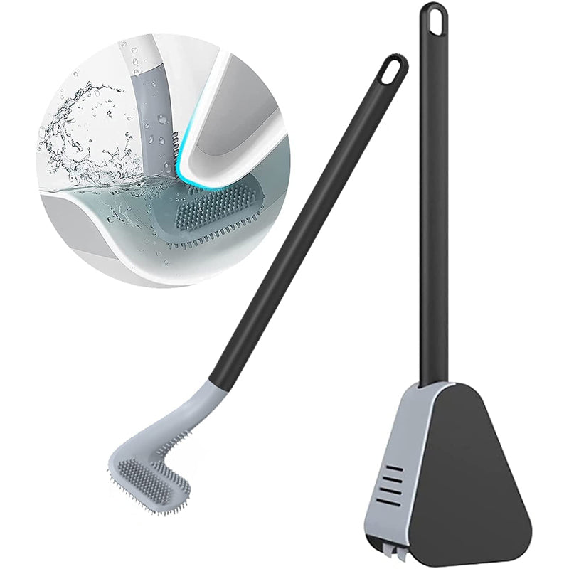 Langer Griff Flexibel Silikon Golf Toilettenbürste | Karnz