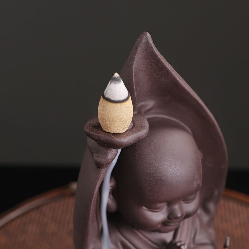 Zen Monk Räucherstäbchen Halter Schüssel