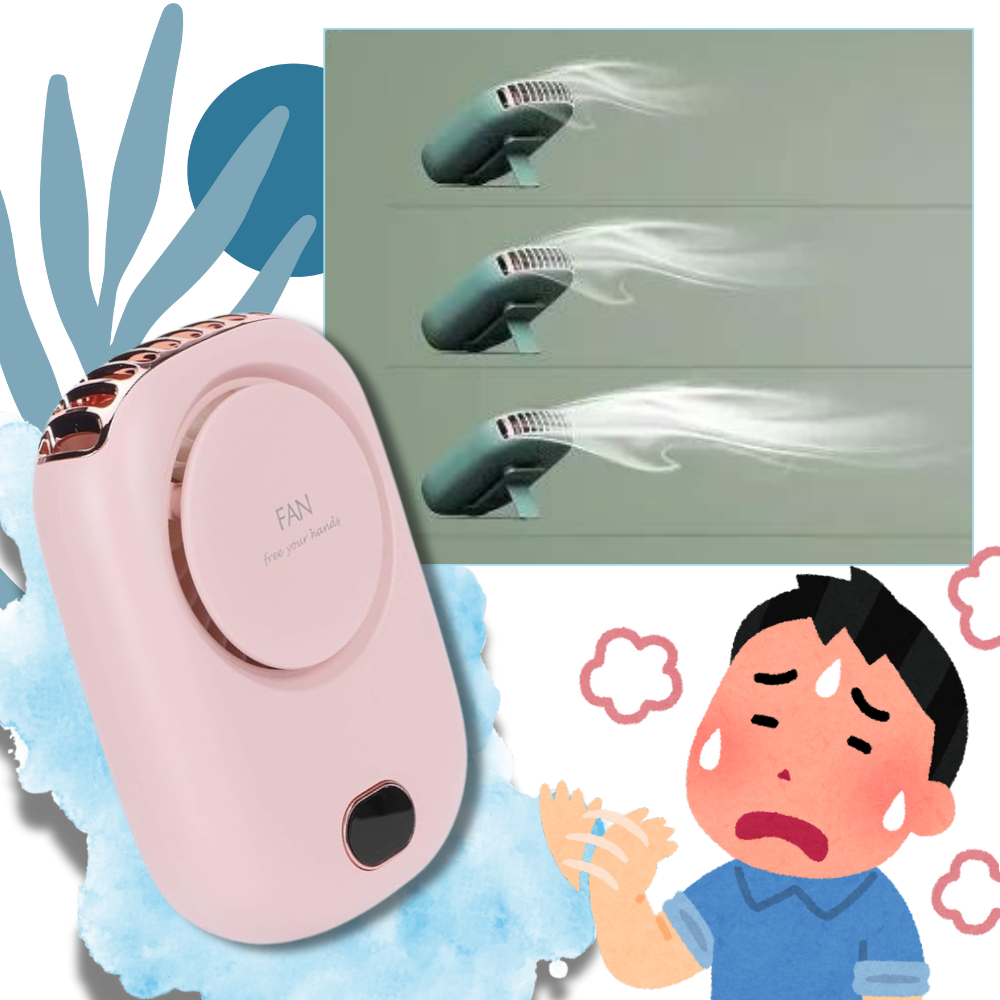 Klingenlos verstellbarer tragbarer Halsventilator | Karnz