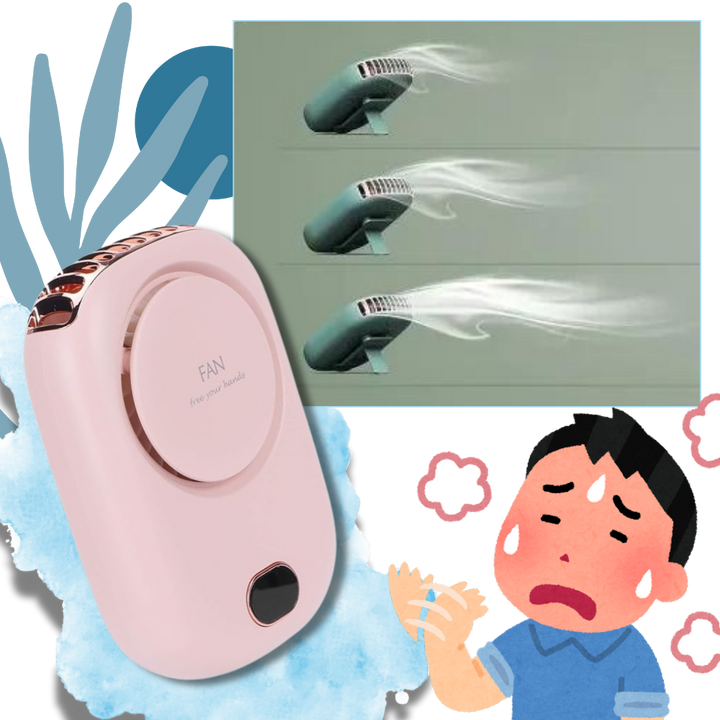 Klingenlos verstellbarer tragbarer Halsventilator | Karnz