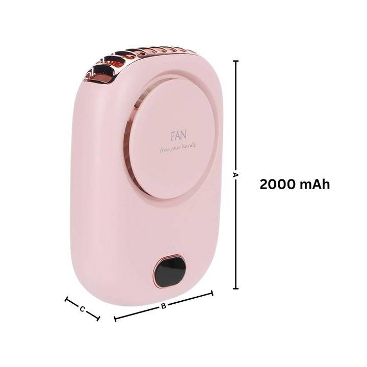 Klingenlos verstellbarer tragbarer Halsventilator | Karnz
