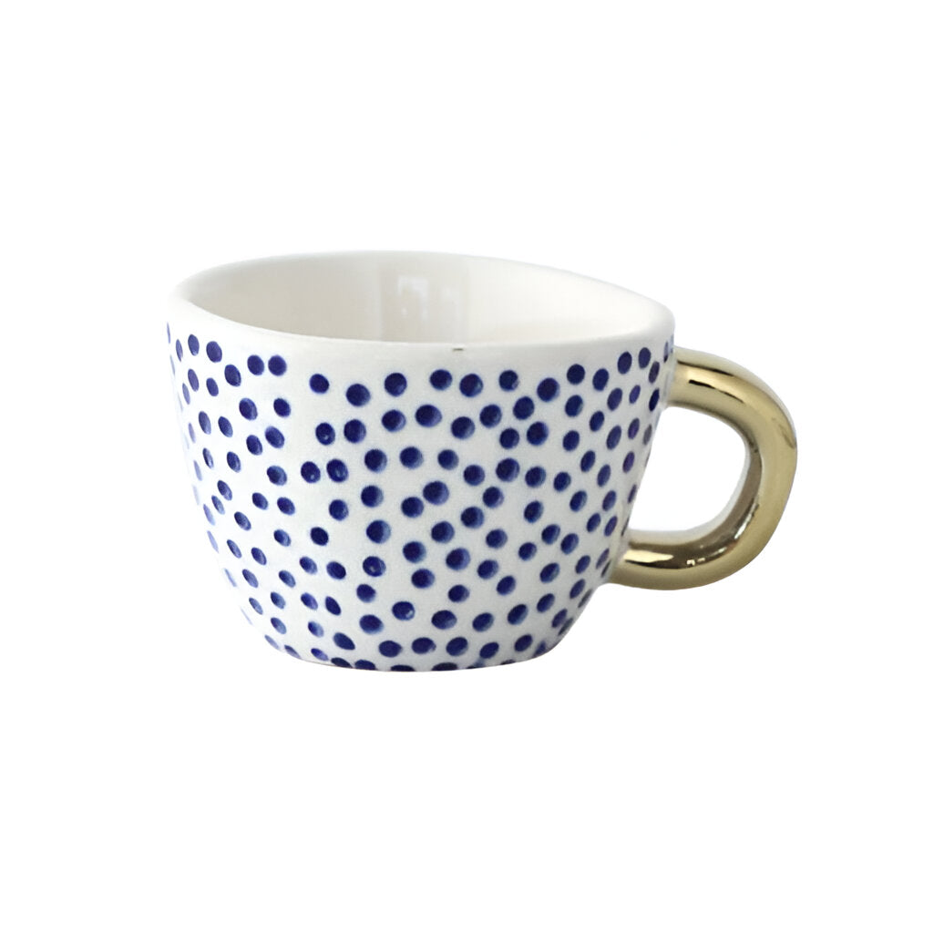 Keramikbecher mit geometrischem Design – Stilvoll und modern | Ideal für Kaffee oder Tee