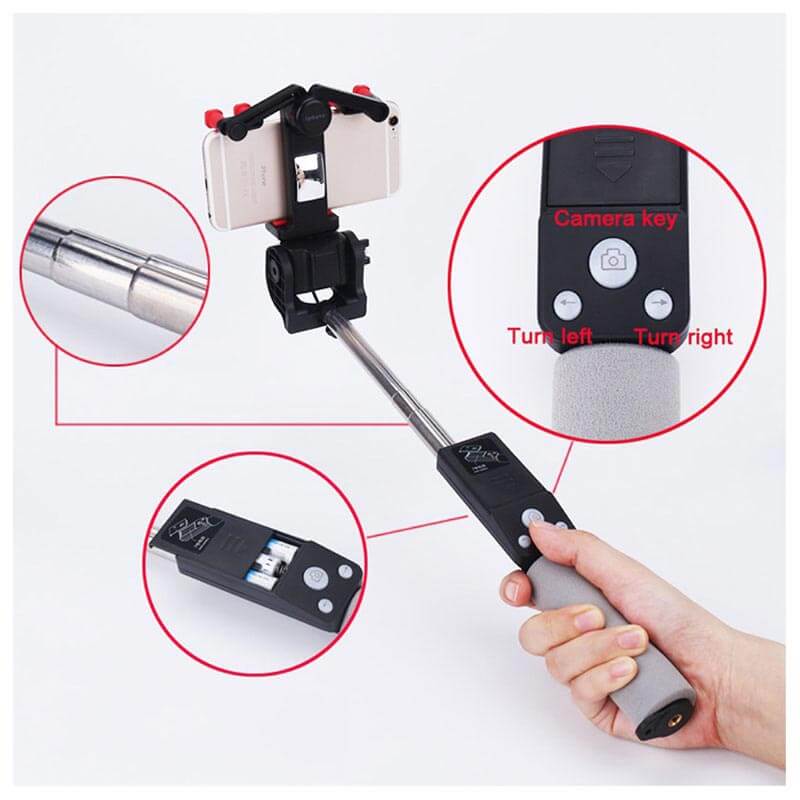 Selfie-Stick „Image Arc“ mit 360°-Drehung und Bluetooth-Fernbedienung