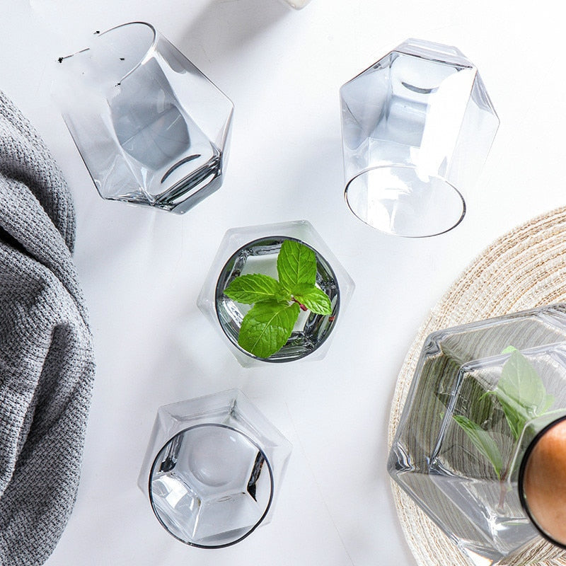 Gekochtes Wasser Kaltes Wasser Krug Set Kristallglas Wasserkaraffe Wasserbecher | Karnz