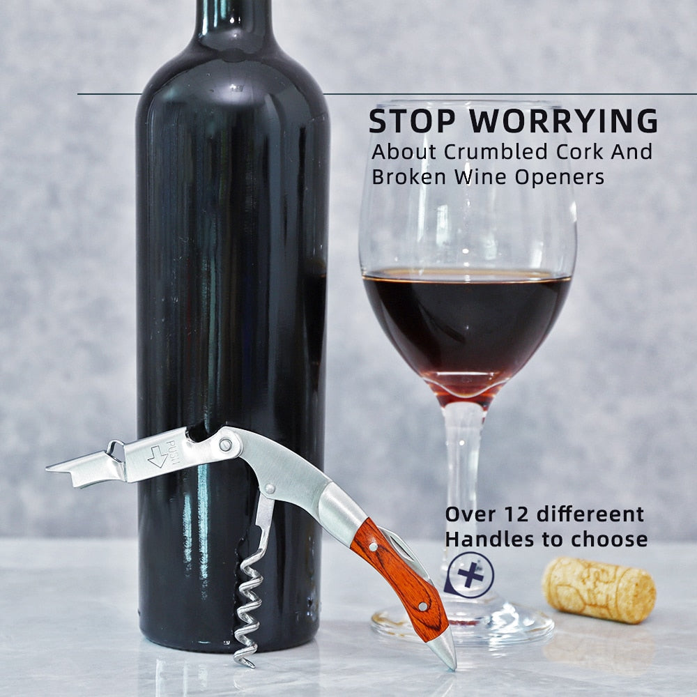 Flaschenöffner und Foliencutter Geschenk für Weinliebhaber Wein Korkenzieher | Karnz
